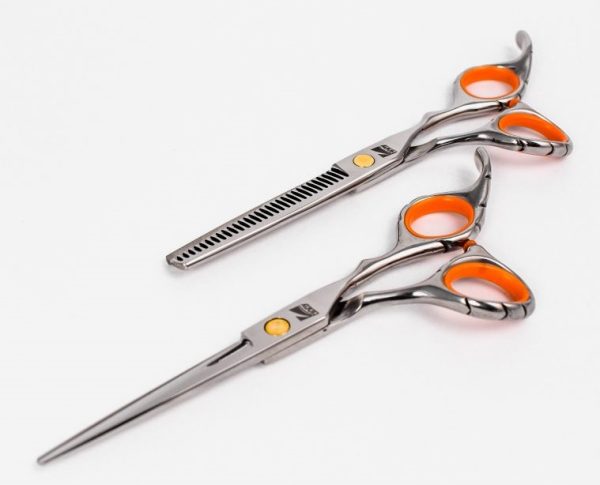 ست قیچی فینی 6 اینچ نارنجی (کات و...